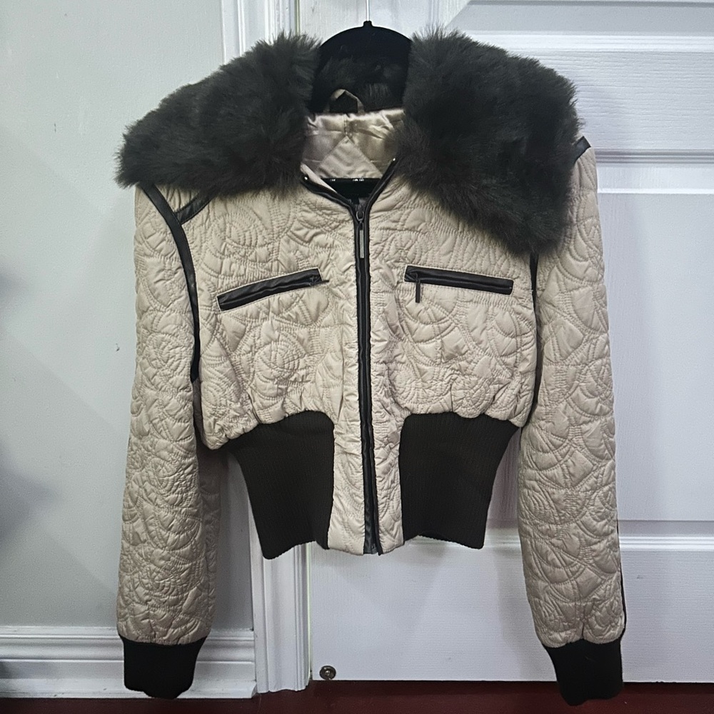 Static Women's Quilted Bomber Jacket - Size XL